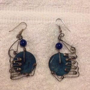 Turquoise and Silver Earrings